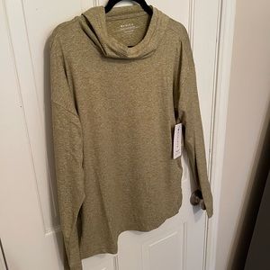 Yellow Green Athleta Uptempo II Hoodie Sweatshirt size L